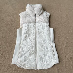 prAna Esla Quilted Vest Ivory Cream Women’s Small